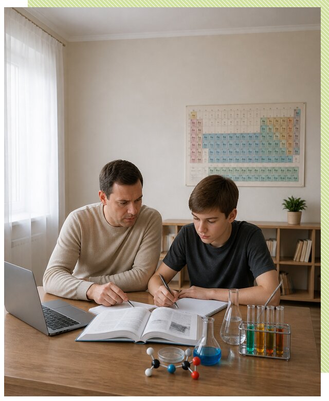 Репетитор по химии 8 класс в Нурлате по цене от 1251 р. | Репетитор-Нрт